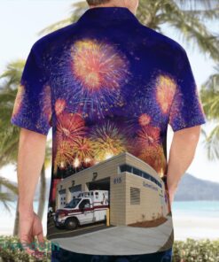 Durham, North Carolina, Durham County Emergency Medical Services Station 2, 4th Of July Hawaiian Shirt Beach Shirt For Men And Women Product Photo 4