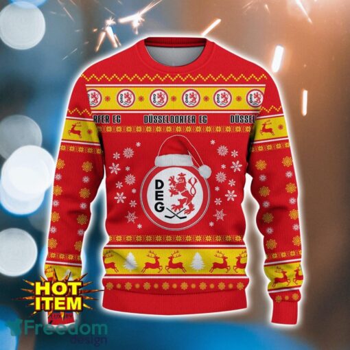 Dusseldorfer EG 3D Ugly Christmas Sweater For Men And Women Sport Fans Product Photo 2