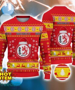 Dusseldorfer EG 3D Ugly Christmas  Sweater For Men And Women Sport Fans