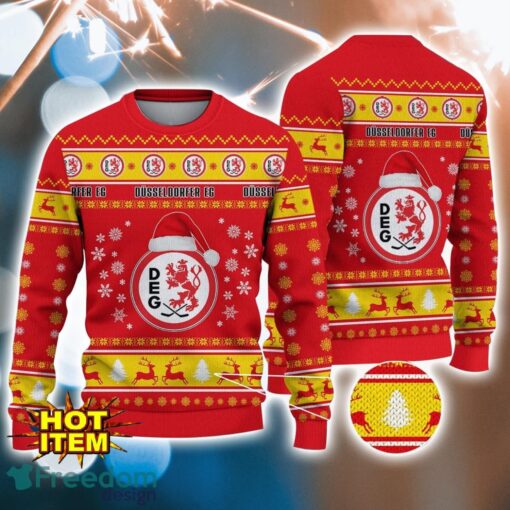 Dusseldorfer EG 3D Ugly Christmas Sweater For Men And Women Sport Fans Product Photo 1