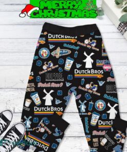 Dutch Bros Valentine Fleece Pajamas Set All Over Print Christmas Gift image Dutch Bros Valentine Fleece Pajamas Set All Over Print Christmas Gift - Dutch Bros Valentine Fleece Pajamas Set-3