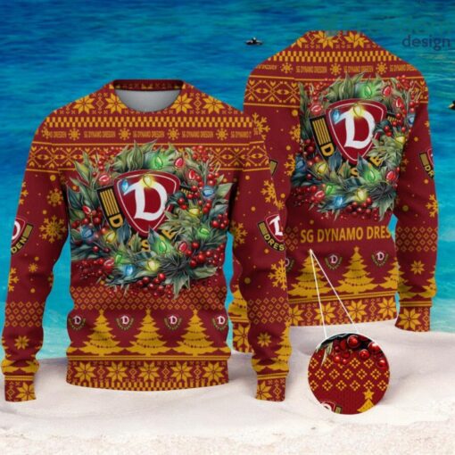 Dynamo Dresden Christmas Ugly Sweater 3D Gift For Men And Women Product Photo 1