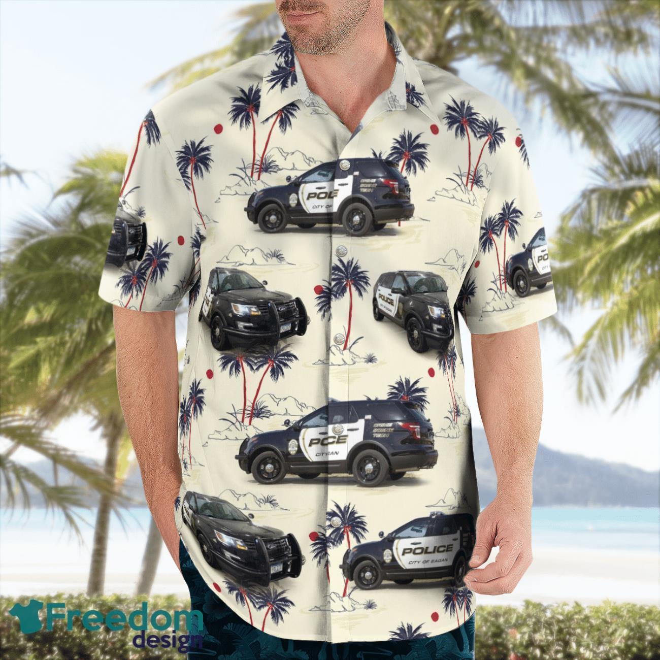 Eagan Police Department Beach Hawaiian Shirt Summer Gift Eagan Police Department Beach Hawaiian Shirt Summer Gift Product Photo 3