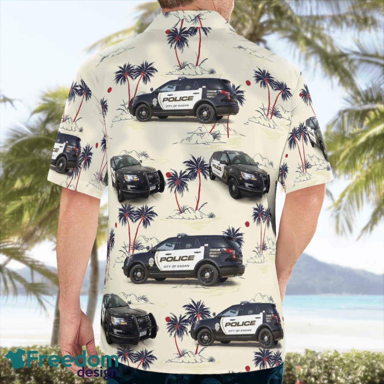 Eagan Police Department Beach Hawaiian Shirt Summer Gift Eagan Police Department Beach Hawaiian Shirt Summer Gift Product Photo 4