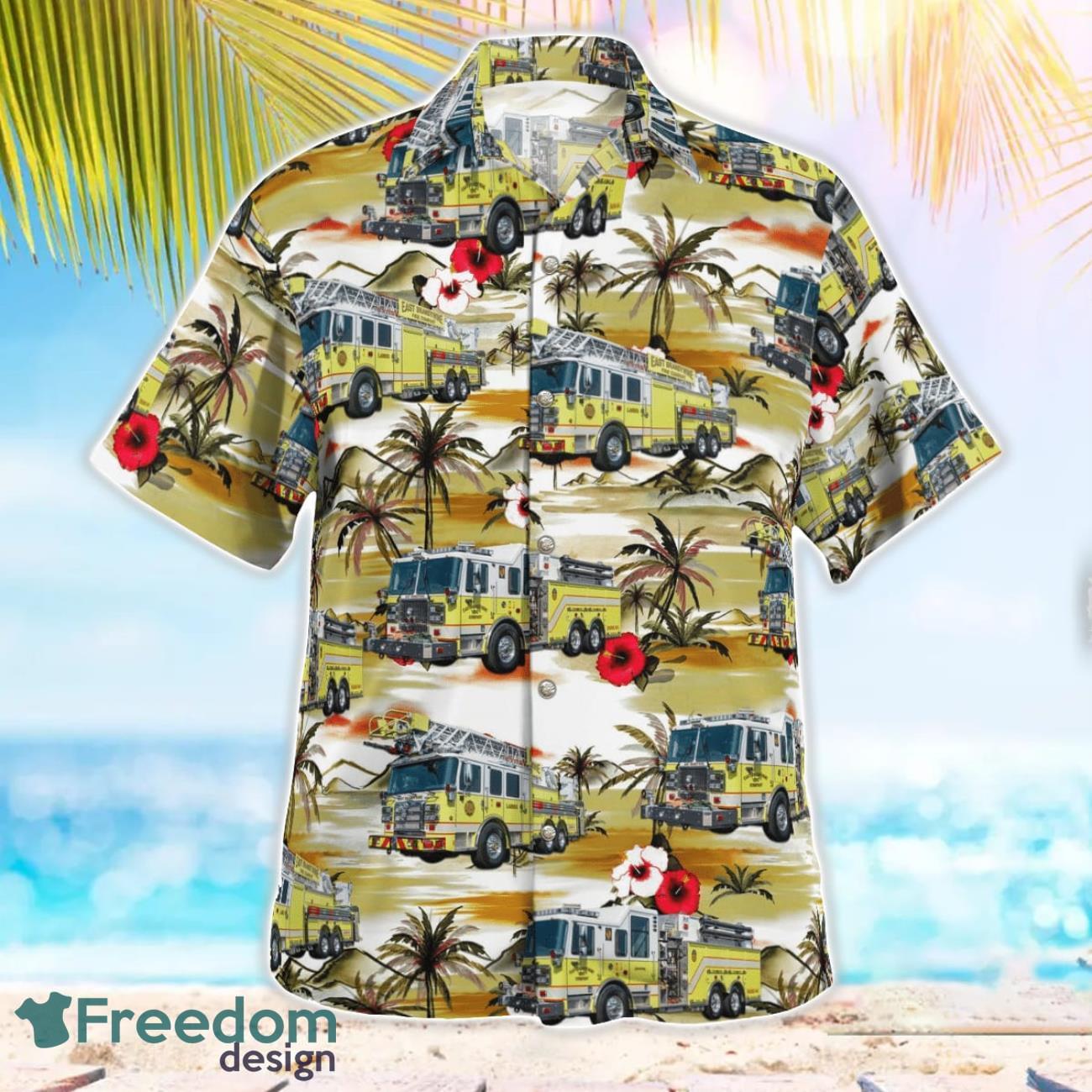 East Brandywine Fire Company Downingtown, Pennsylvania Summer Hawaiian Shirt East Brandywine Fire Company Downingtown, Pennsylvania Summer Hawaiian Shirt Product Photo 3