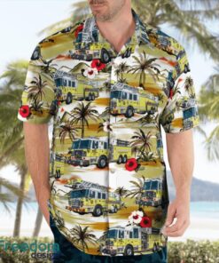 East Brandywine Fire Company Downingtown, Pennsylvania Summer Hawaiian Shirt image East Brandywine Fire Company Downingtown, Pennsylvania Summer Hawaiian Shirt Product Photo 4