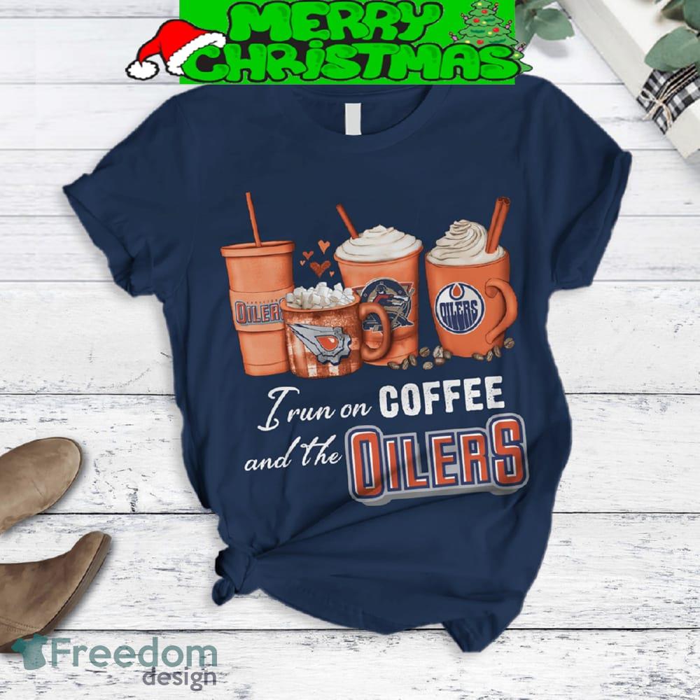 Edmonton Oilers Run On Coffee Fleece Pajamas Set Full Print Christmas For Women image Edmonton Oilers Run On Coffee Fleece Pajamas Set Full Print Christmas For Women - Edmonton Oilers Run On Coffee Fleece Pajamas Set-2