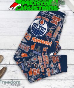 Edmonton Oilers Run On Coffee Fleece Pajamas Set Full Print Christmas For Women image Edmonton Oilers Run On Coffee Fleece Pajamas Set Full Print Christmas For Women - Edmonton Oilers Run On Coffee Fleece Pajamas Set-3