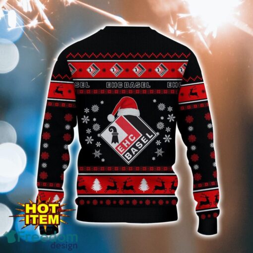 EHC Basel 3D Ugly Christmas Sweater For Men And Women Sport Fans Product Photo 3