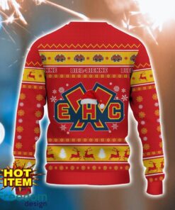 EHC Biel 3D Ugly Christmas Sweater For Men And Women Sport Fans Product Photo 3