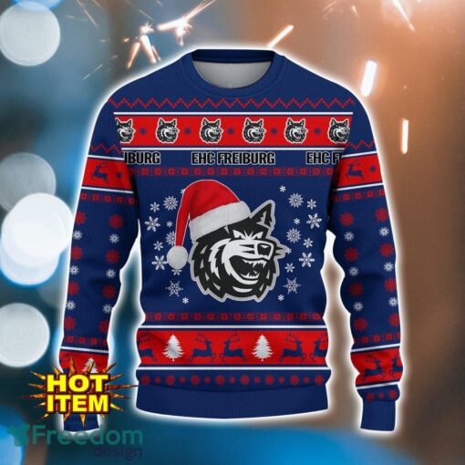 EHC Freiburg 3D Ugly Christmas Sweater For Men And Women Sport Fans Product Photo 2