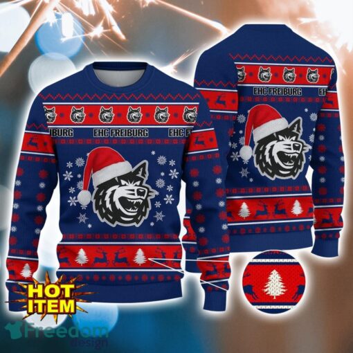 EHC Freiburg 3D Ugly Christmas Sweater For Men And Women Sport Fans Product Photo 1