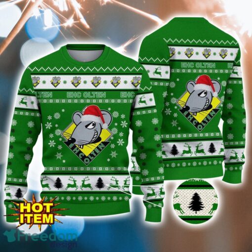 EHC Olten 3D Ugly Christmas Sweater For Men And Women Sport Fans Product Photo 1