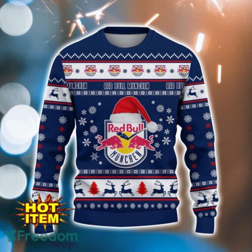 EHC Red Bull Munchen 3D Ugly Christmas Sweater For Men And Women Sport Fans Product Photo 2