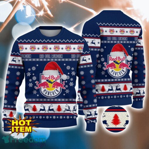 EHC Red Bull Munchen 3D Ugly Christmas Sweater For Men And Women Sport Fans Product Photo 1