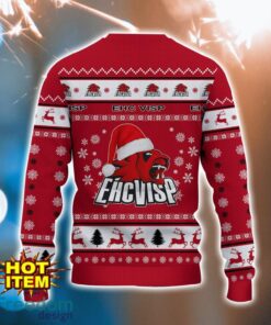 EHC Visp 3D Ugly Christmas Sweater For Men And Women Sport Fans Product Photo 3