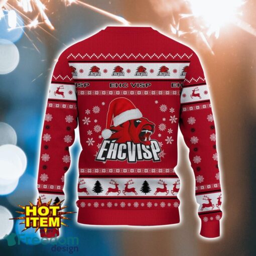 EHC Visp 3D Ugly Christmas Sweater For Men And Women Sport Fans Product Photo 3