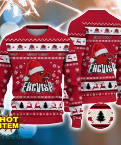 EHC Visp 3D Ugly Christmas  Sweater For Men And Women Sport Fans