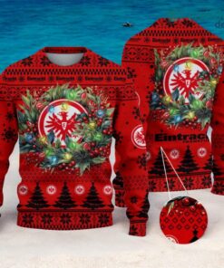 Eintracht Frankfurt Christmas Ugly Sweater 3D Gift For Men And Women