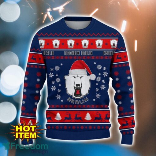 Eisbaren Berlin 3D Ugly Christmas Sweater For Men And Women Sport Fans Product Photo 2