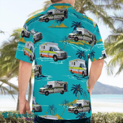 El Dorado, Kansas, Butler County EMS Hawaiian Shirt Summer Beach Shirt Product Photo 2