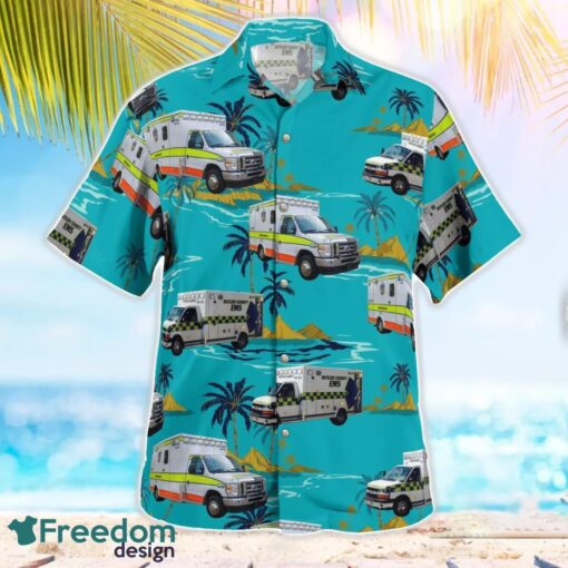 El Dorado, Kansas, Butler County EMS Hawaiian Shirt Summer Beach Shirt Product Photo 3