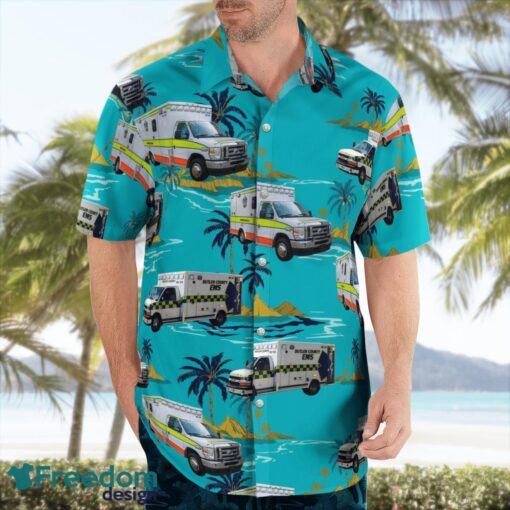 El Dorado, Kansas, Butler County EMS Hawaiian Shirt Summer Beach Shirt Product Photo 4