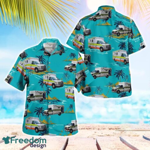 El Dorado, Kansas, Butler County EMS Hawaiian Shirt Summer Beach Shirt Product Photo 1