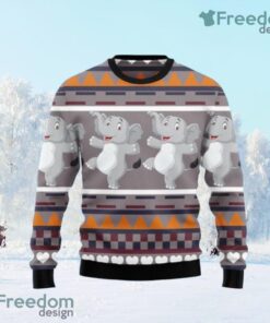 Elephant Dancing Ugly Christmas Sweaters 3D