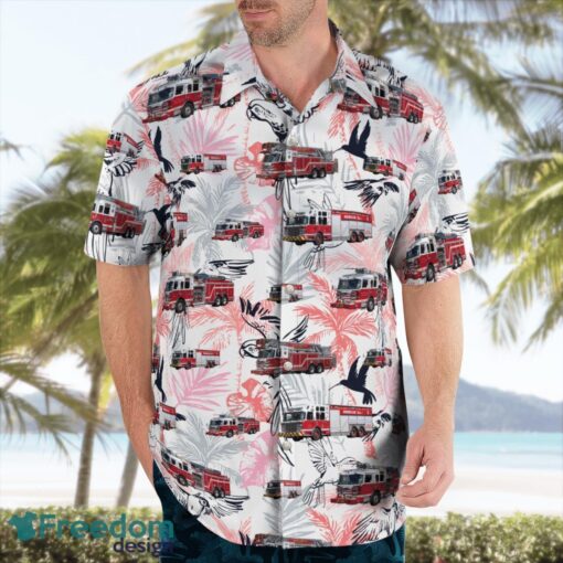 Elizabeth, Union County, New Jersey, Elizabeth Fire Department Hawaiian Shirt Product Photo 4