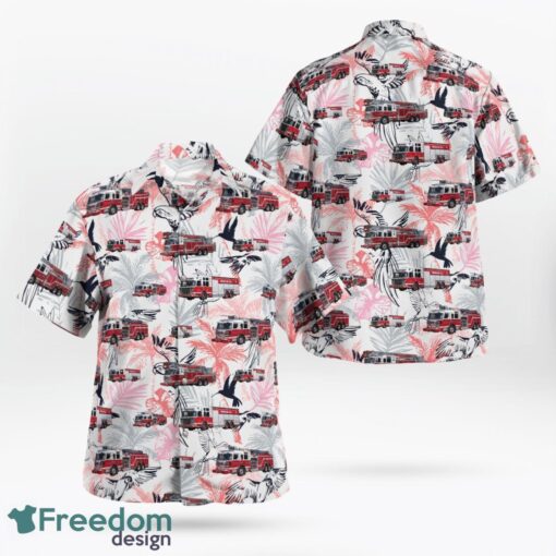 Elizabeth, Union County, New Jersey, Elizabeth Fire Department Hawaiian Shirt Product Photo 1