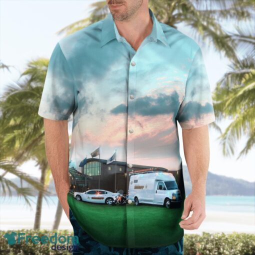 Elkhart, Indiana, Elkhart County Sheriff Office Hawaiian Shirt Product Photo 4