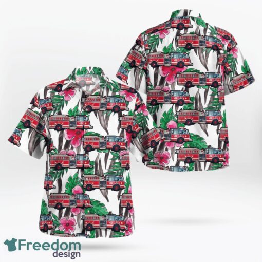 Elkins Park, Pennsylvania, LaMott Fire Company Hawaiian Shirt Product Photo 1