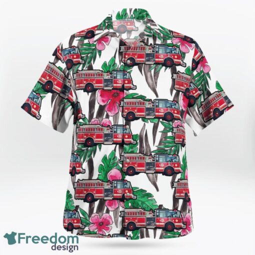 Elkins Park, Pennsylvania, LaMott Fire Company Hawaiian Shirt Product Photo 3