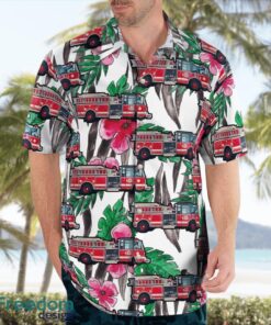 Elkins Park, Pennsylvania, LaMott Fire Company Hawaiian Shirt Product Photo 4