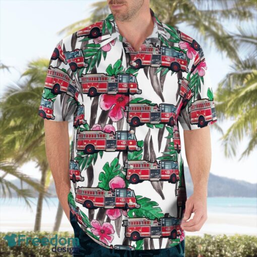 Elkins Park, Pennsylvania, LaMott Fire Company Hawaiian Shirt Product Photo 4