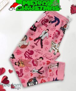 Elvis Presley My King My Valentine Pink Fleece Pajamas Set For Christmas - Elvis Presley My King My Valentine Pink Fleece Pajamas Set-4