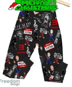 Eminem Guess Who’s Back And For My Last Trick Fleece Pajamas Set Men Women For Fans - Eminem Guess Who’s Back And For My Last Trick Fleece Pajamas Set-3