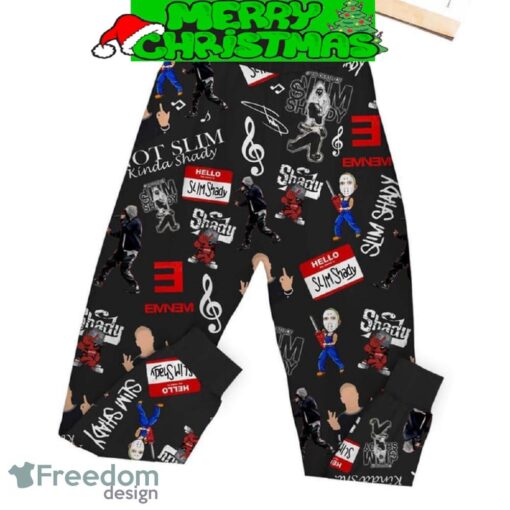 Eminem Guess Who’s Back And For My Last Trick Fleece Pajamas Set Men Women For Fans - Eminem Guess Who’s Back And For My Last Trick Fleece Pajamas Set-3