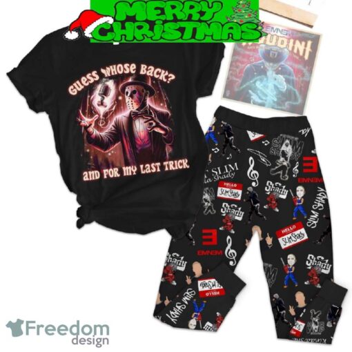 Eminem Guess Who’s Back And For My Last Trick Fleece Pajamas Set Men Women For Fans - Eminem Guess Who’s Back And For My Last Trick Fleece Pajamas Set-1