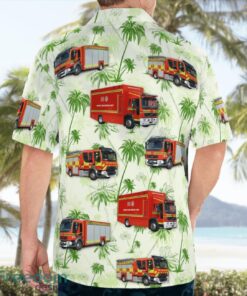 England, Hampshire & Isle of Wight Fire and Rescue Service Hawaiian Shirt Product Photo 2