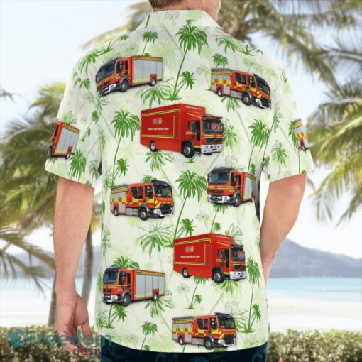 England, Hampshire & Isle of Wight Fire and Rescue Service Hawaiian Shirt Product Photo 2