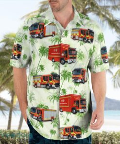 England, Hampshire & Isle of Wight Fire and Rescue Service Hawaiian Shirt Product Photo 3