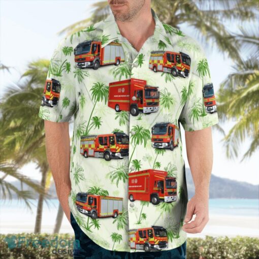 England, Hampshire & Isle of Wight Fire and Rescue Service Hawaiian Shirt Product Photo 3