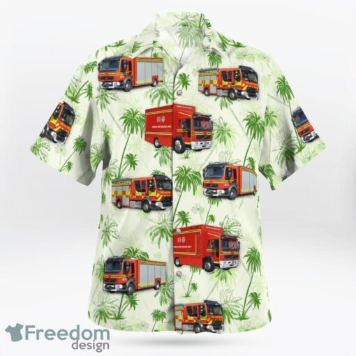 England, Hampshire & Isle of Wight Fire and Rescue Service Hawaiian Shirt Product Photo 4