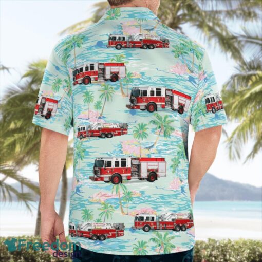 Escambia County, Florida, Pensacola Fire Department Hawaiian Shirt Product Photo 2