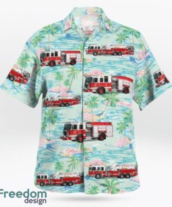 Escambia County, Florida, Pensacola Fire Department Hawaiian Shirt Product Photo 3