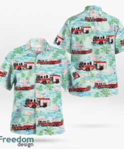 Escambia County, Florida, Pensacola Fire Department Hawaiian Shirt Product Photo 1