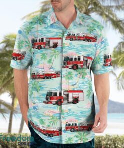 Escambia County, Florida, Pensacola Fire Department Hawaiian Shirt Product Photo 4