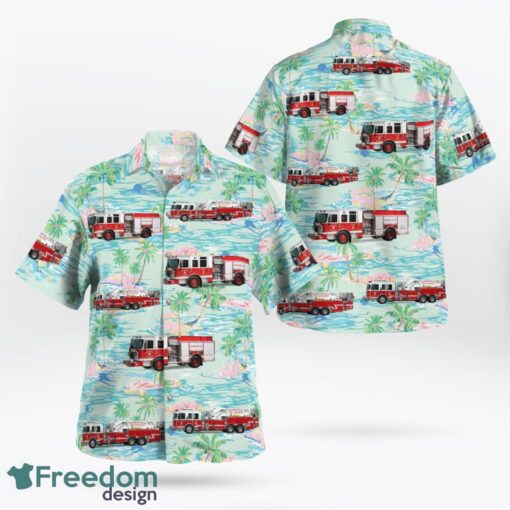 Escambia County, Florida, Pensacola Fire Department Hawaiian Shirt Product Photo 1